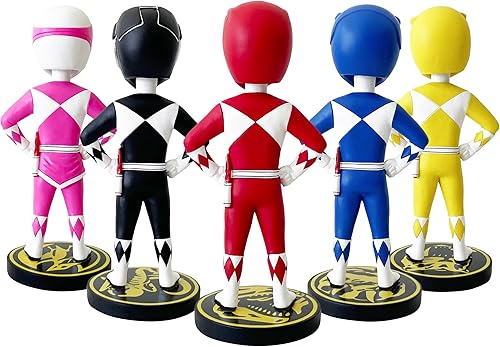 Miniatura 3 de Power Rangers - Juego de 5 piezas (exclusivo) Bobblehead