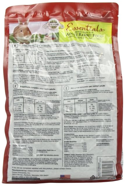 Foto 2 de 5 de Petlife Oxbow Bunny Basics T Complete Feed for Adult Rabbit, 4.5 Kg