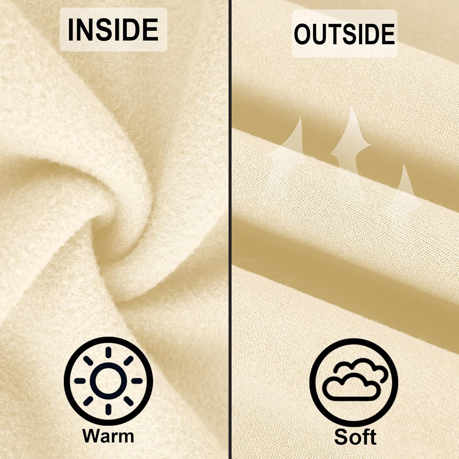 Men's Quarter Zip Up Pullover Long Sleeve Mock Neck Sweatshirt Casual Slim Fit Fleece Sweaters - Image 6