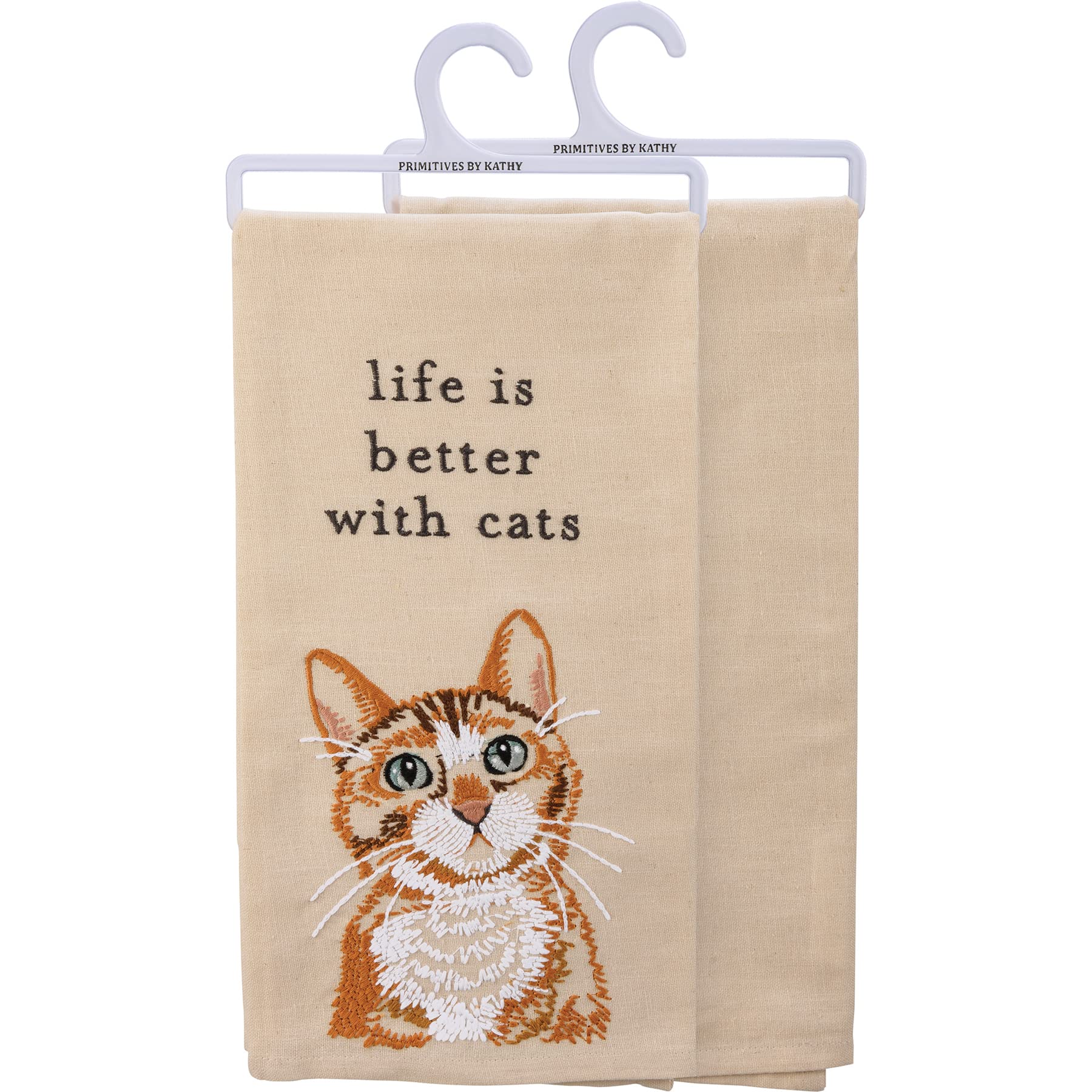 Toalla de cocina absorbente y decorativa Primitives by Kathy 113046 de gatos