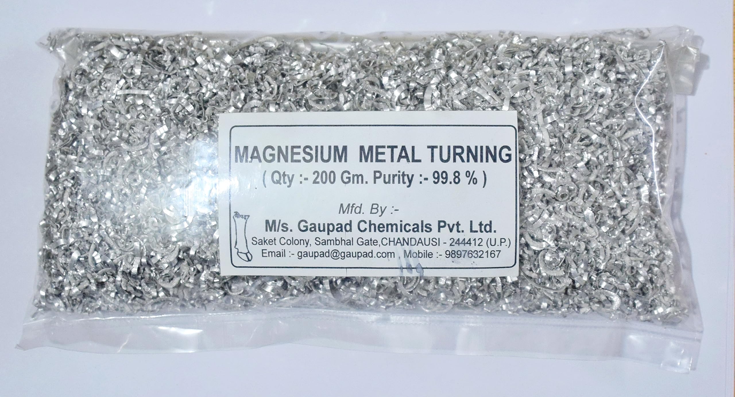 GAUPAD Magnesium Metal Turning (Grignard 99.8% Pure) Fine Quality (200 Grams) (B0CFLFSL8N) Amazon Price History, Amazon Price Tracker