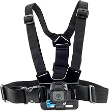 DigiCharge Halterung Brusthalterung Chest Mount Chesty Kompatibel mit Action Kameras GoPro Hero13 Hero12 Hero11 / DJI Osmo Action 5 4 / Insta360 One Max Hero 12 11 10 9 Akaso Verstellbarer Brustgurt