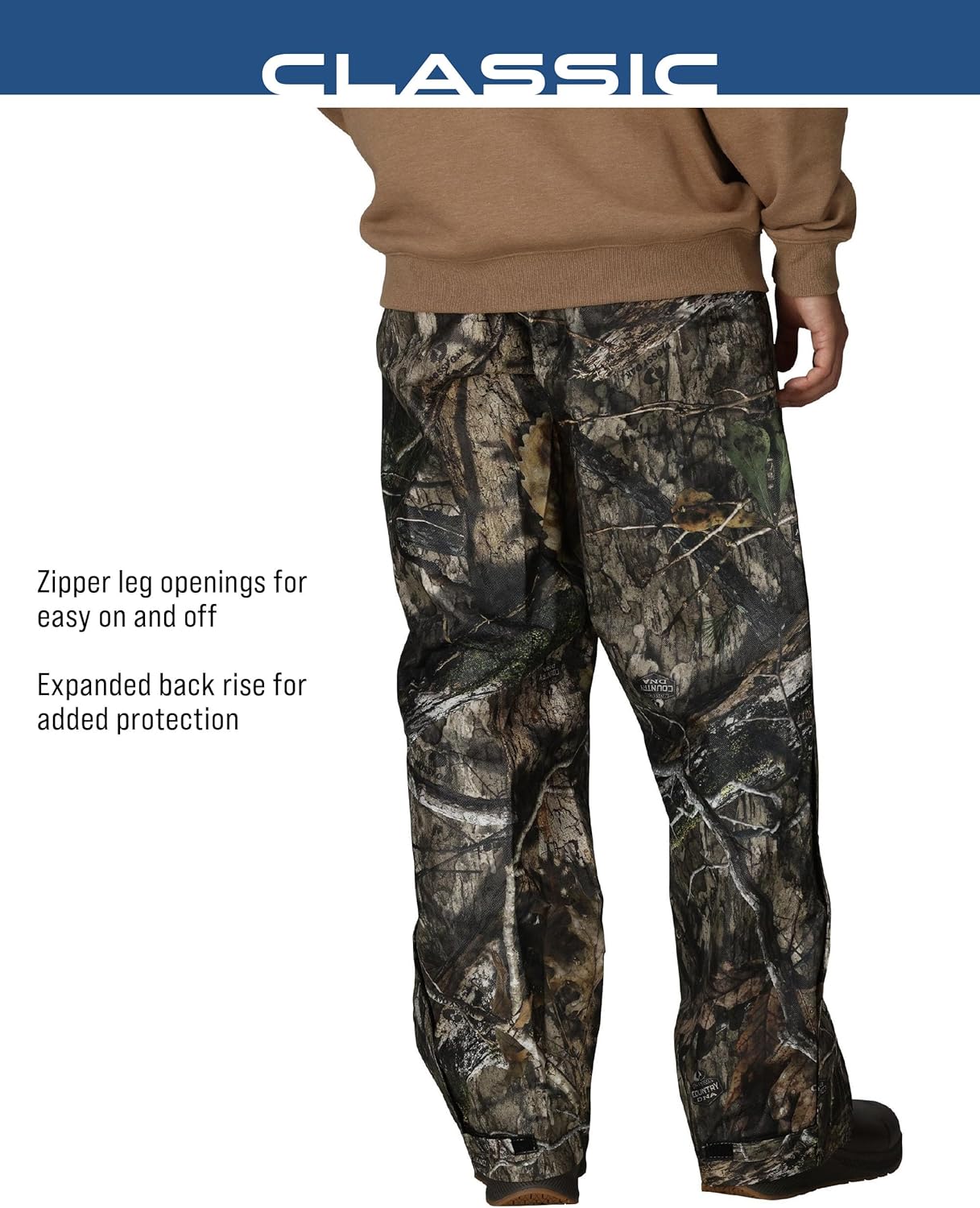 FROGG TOGGS Men's Classic Pro Action Waterproof Breathable Rain Pant - Image 4