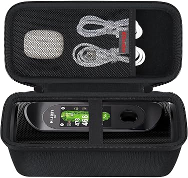 Elonbo Carrying Case for MiLESEEY GeneSonic Pro Golf GPS Speaker, Black