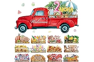 Interchangeable Welcome Yard Signs Seasonal Garden Decorations