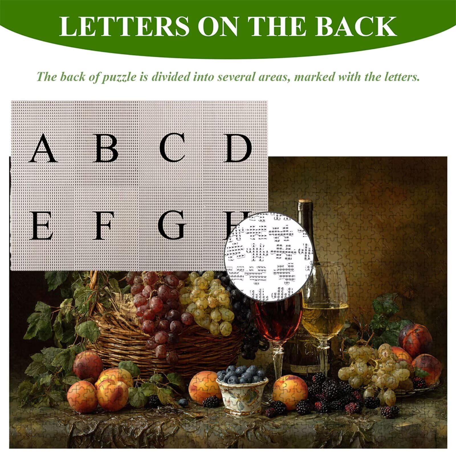 Puzzle 1200 Piezas Adultos Cocina & Espíritu, Rompecabezas con Letras Traseras y Póster, Pasatiempo Antiestrés, Decoración de Pared, Regalo Decorar Mujer Hombre 75 x 50 cm (14 Años +) P3#418