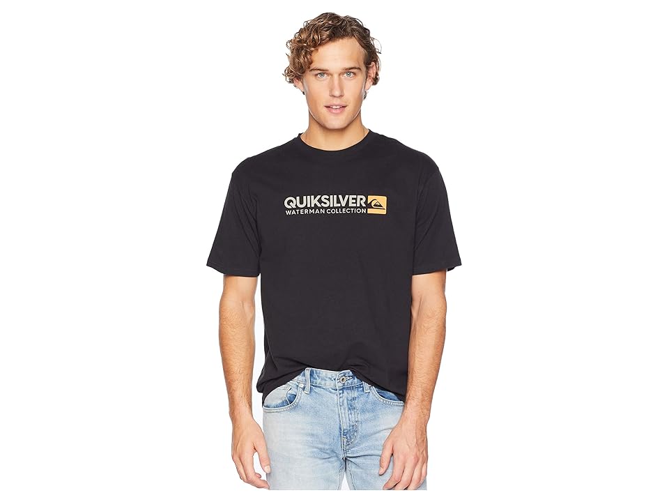 

Quiksilver Waterman Onstand Short Sleeve Tee (Black) Men's T Shirt