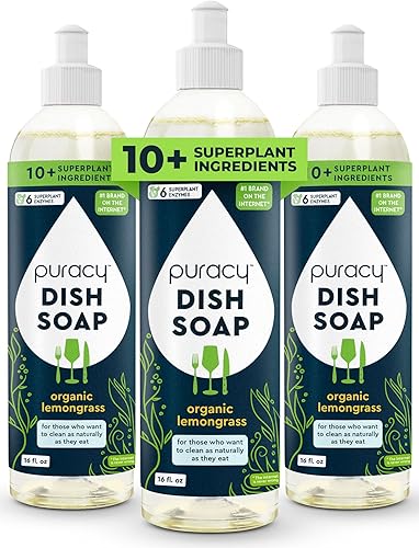 Miniatura 8 de puracy líquido Plato de jabónsulfate-free Lavado Detergente naturalté verde  Lime PDS16 1 1