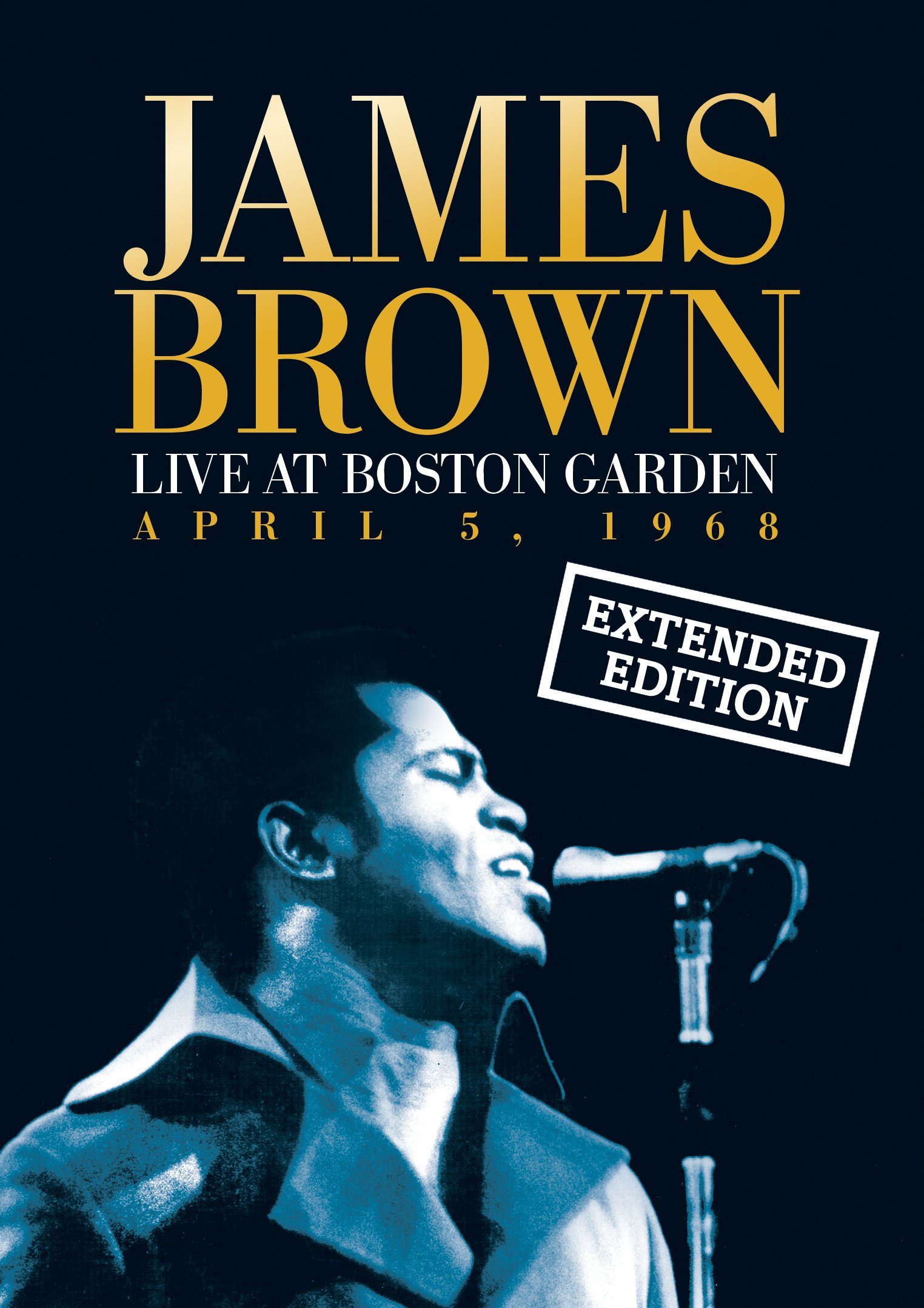 Edición USA de James Brown Live at Boston Garden April 1968 DVD musical