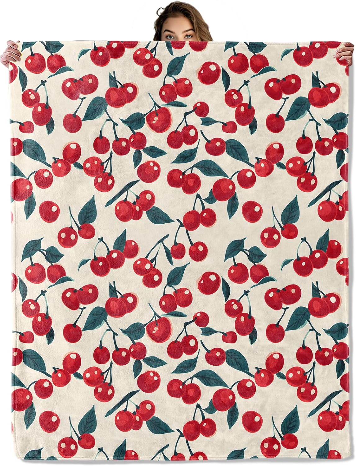 Funny Potato Blanket 60x80 in, Flannel Throw Blankets for Travel Camping Sofa Living Room Decor, Lightweight Cozy Soft Fuzzy Gifts for Women Adults Kids