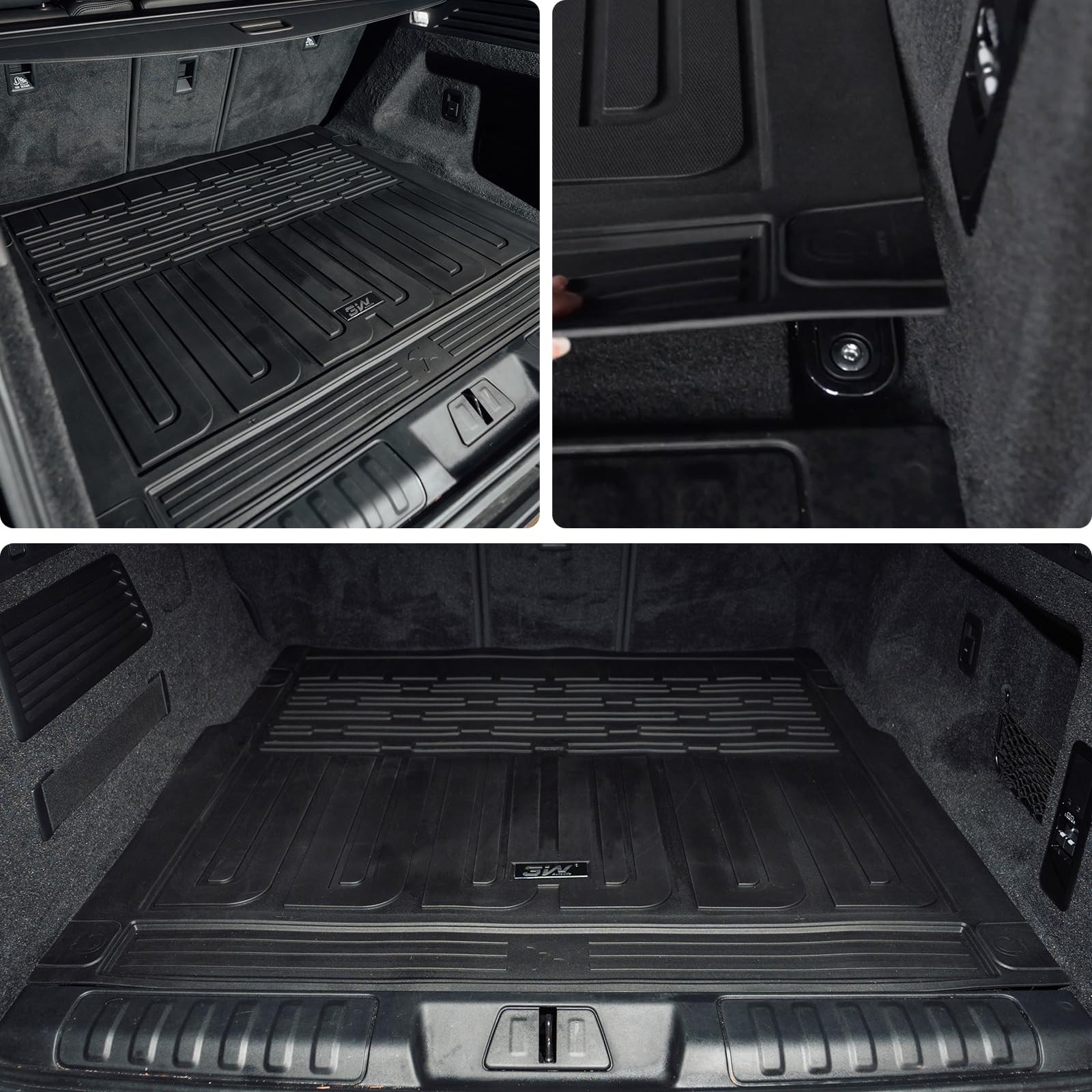 Tappetino Bagagliaio 3W TPE Per Range Rover Sport 2023-2025 - Impermeabile, Antiscivolo, Facile Pulizia - Foto 4