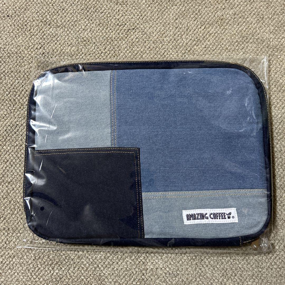 AMAZING COFFEE アメコDENIM デニム クッション マルチケース Amazon.co.jp: アメージングコーヒー DENIM マルチケース アメコ