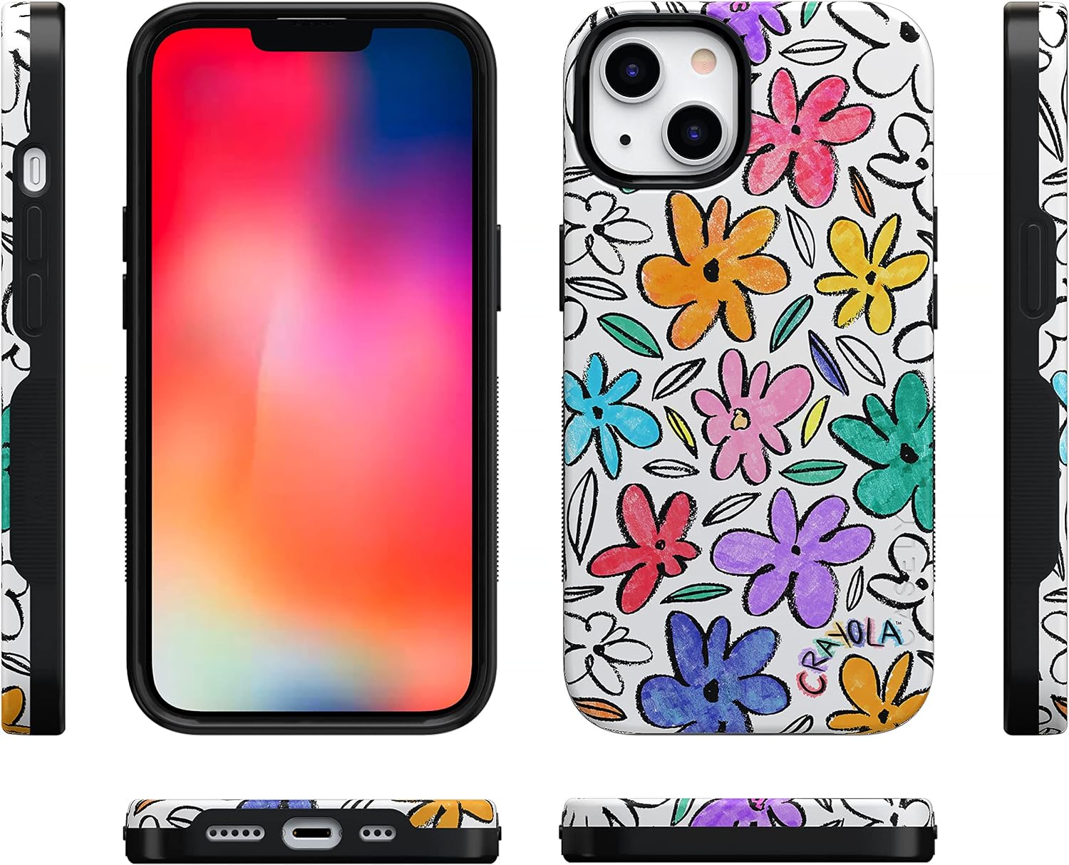 Casely iPhone 14 Plus Case | Outside the Lines | Crayola Marker | Bold Protective Design | Compatible with MagSafe