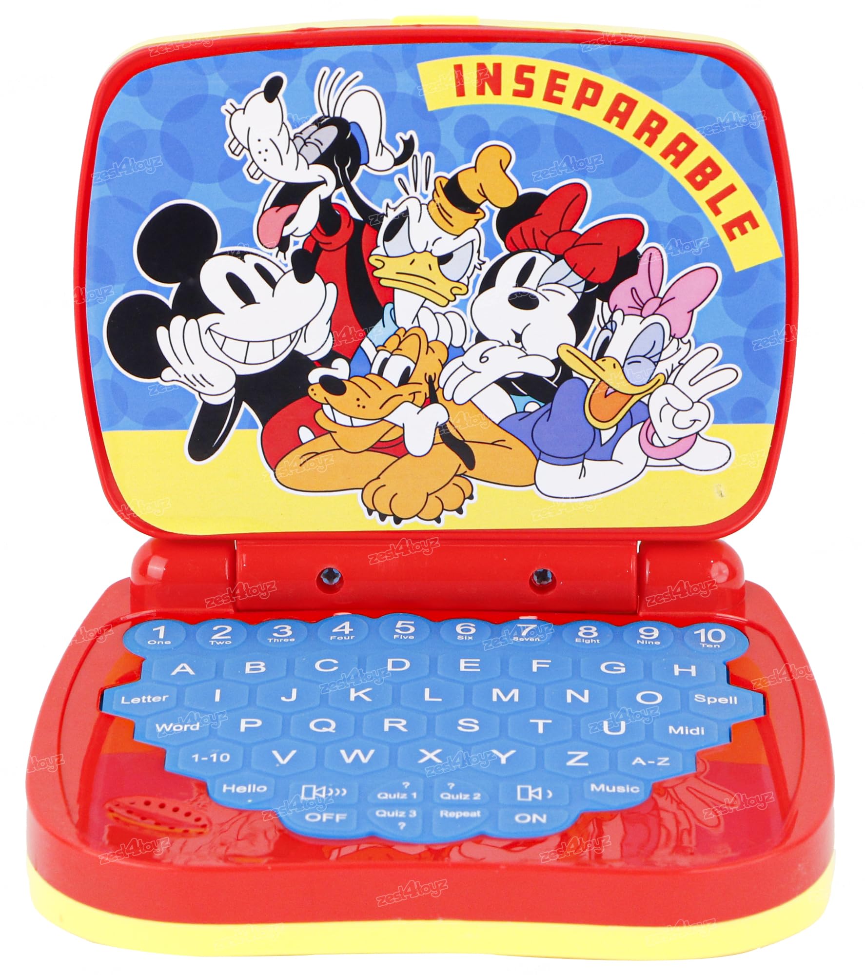 Zest 4 Toyz Kids Mickey Computer Toy Laptops for Kids Age 3+ Activity Number & Alphabet Charts Learning Educational Toy with Sound and Music -Yellow (B0D5YQLCXJ) Amazon Price History, Amazon Price Tracker