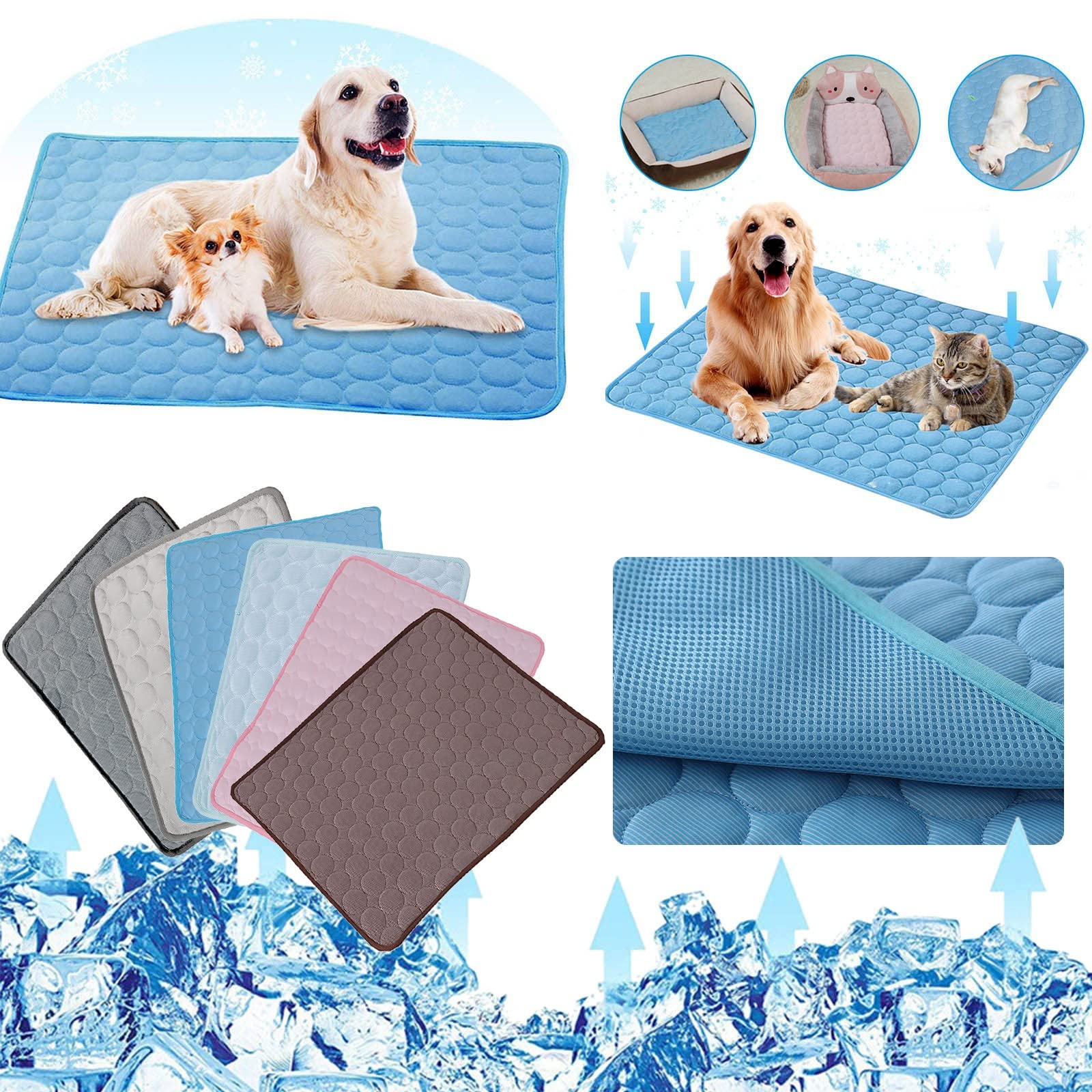 Dog Cooling Mat Self Cooling Pad for Dogs Cats