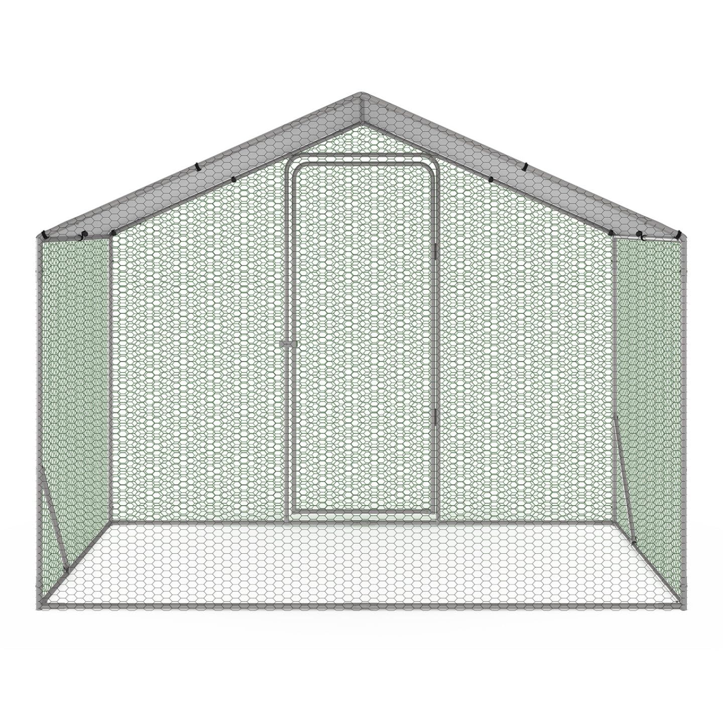 Corral para gallinas de 3 m² Acero galvanizado 2,20x1,4 m