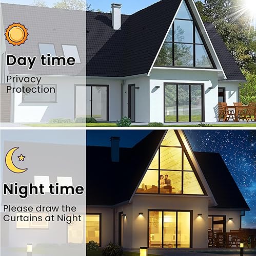 Miniatura 6 de SUNBABY Película decorativa 3D de privacidad para ventana de arcoíris, con bloqueo de calor, tintado de ventana del hogar, no adhesiva, adherencia