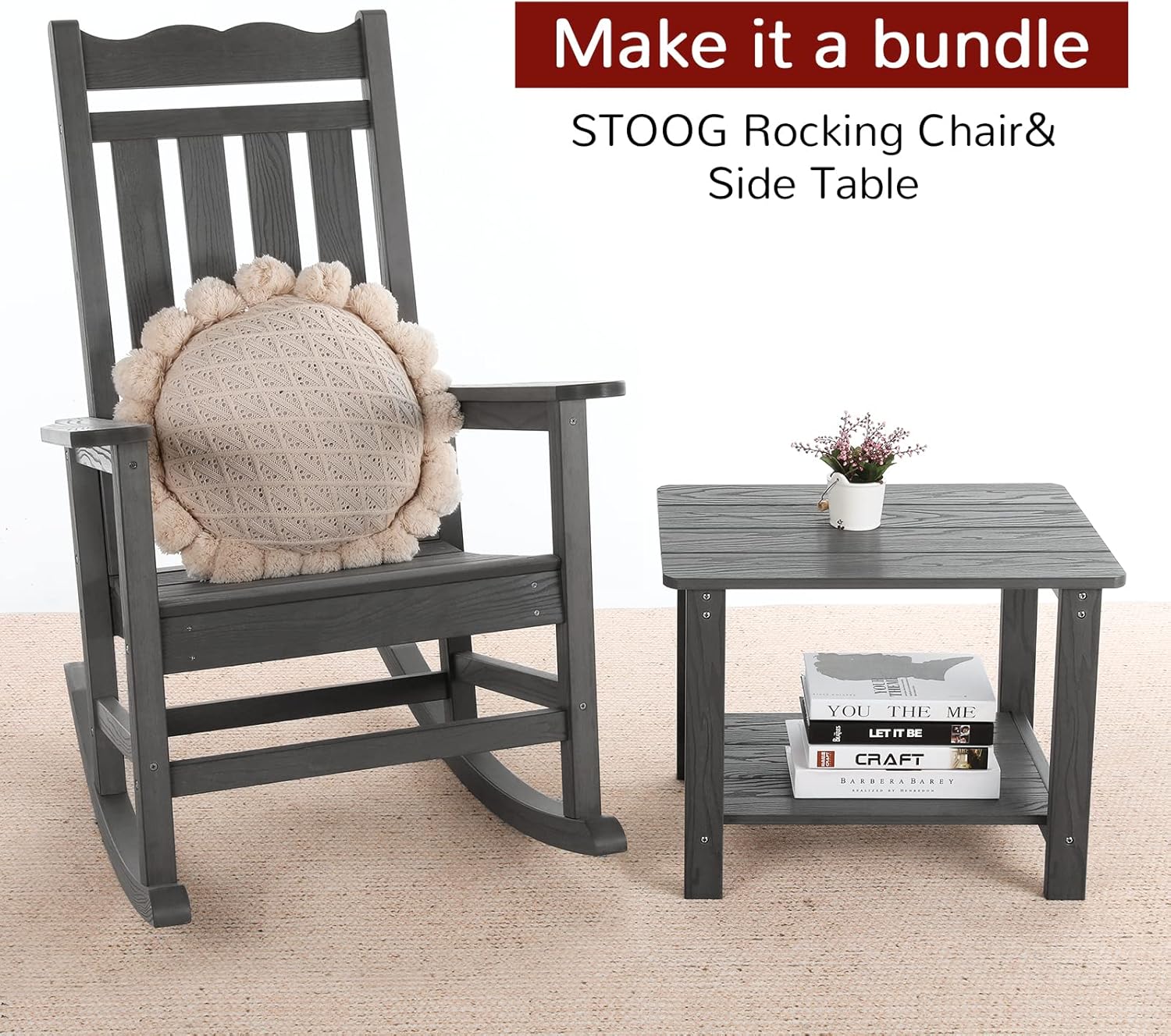 Buy Outdoor & Indoor Rocking Chair, STOOG AllWeather Porch Rocker with