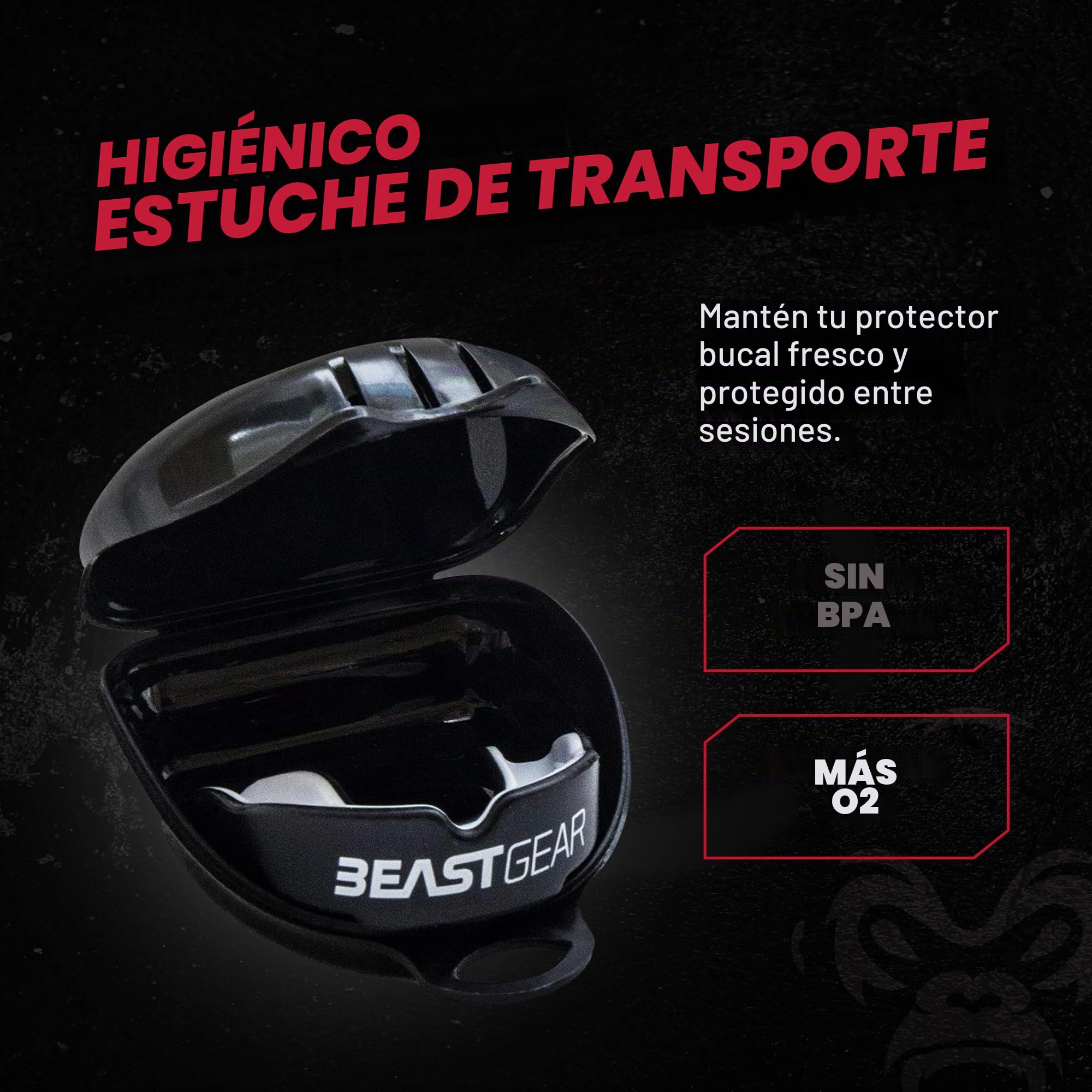 Beast Gear Beast Guard Protector Dental para Boxeo MMA Rugby Muay Thai Hockey Judo Karate Artes Marciales