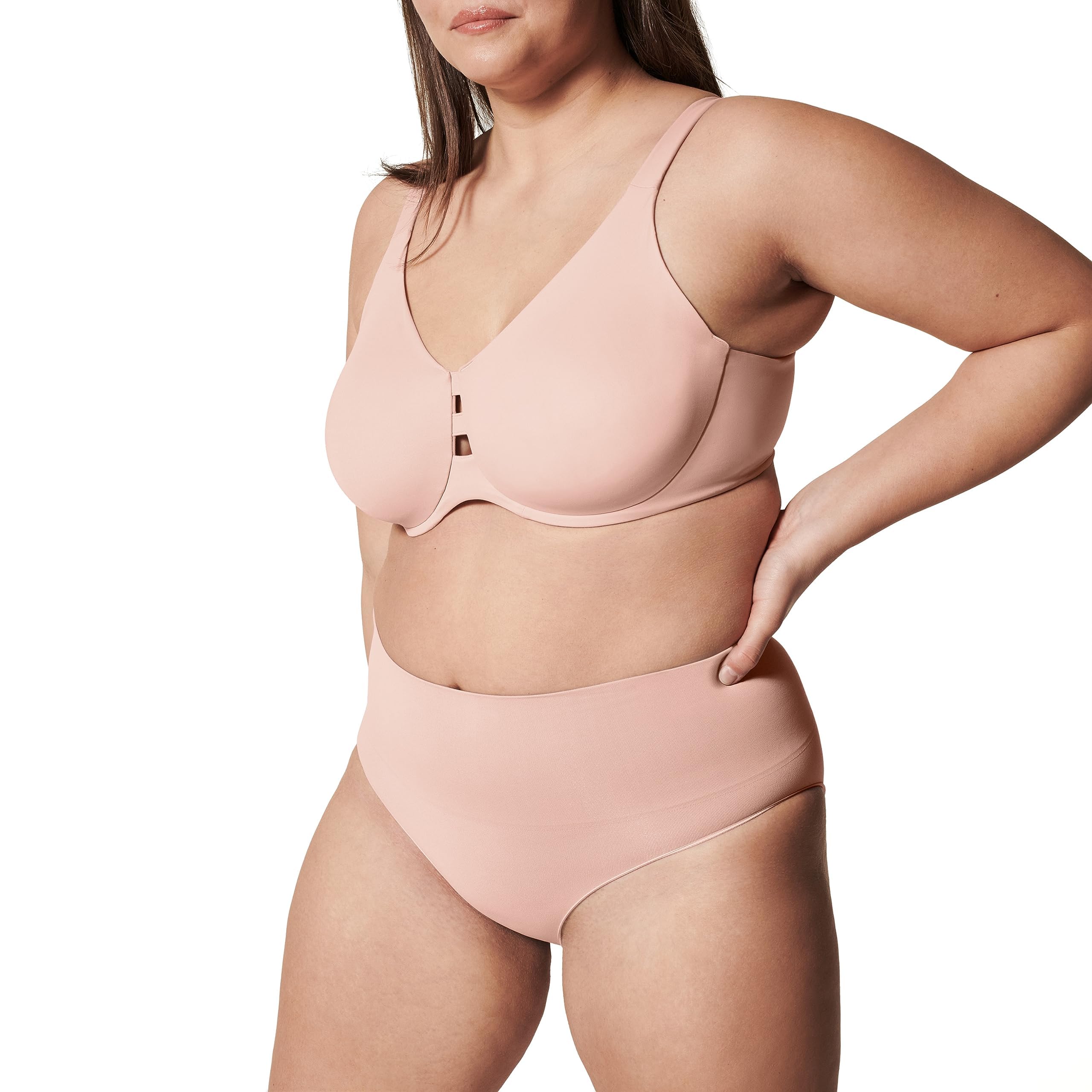 (SIZE M) SPANX Low Profile Minimizer Bra - Minimize Breast Size by up to 1 Inch - Quick-Drying Fabric - Comfortable Bras for Women