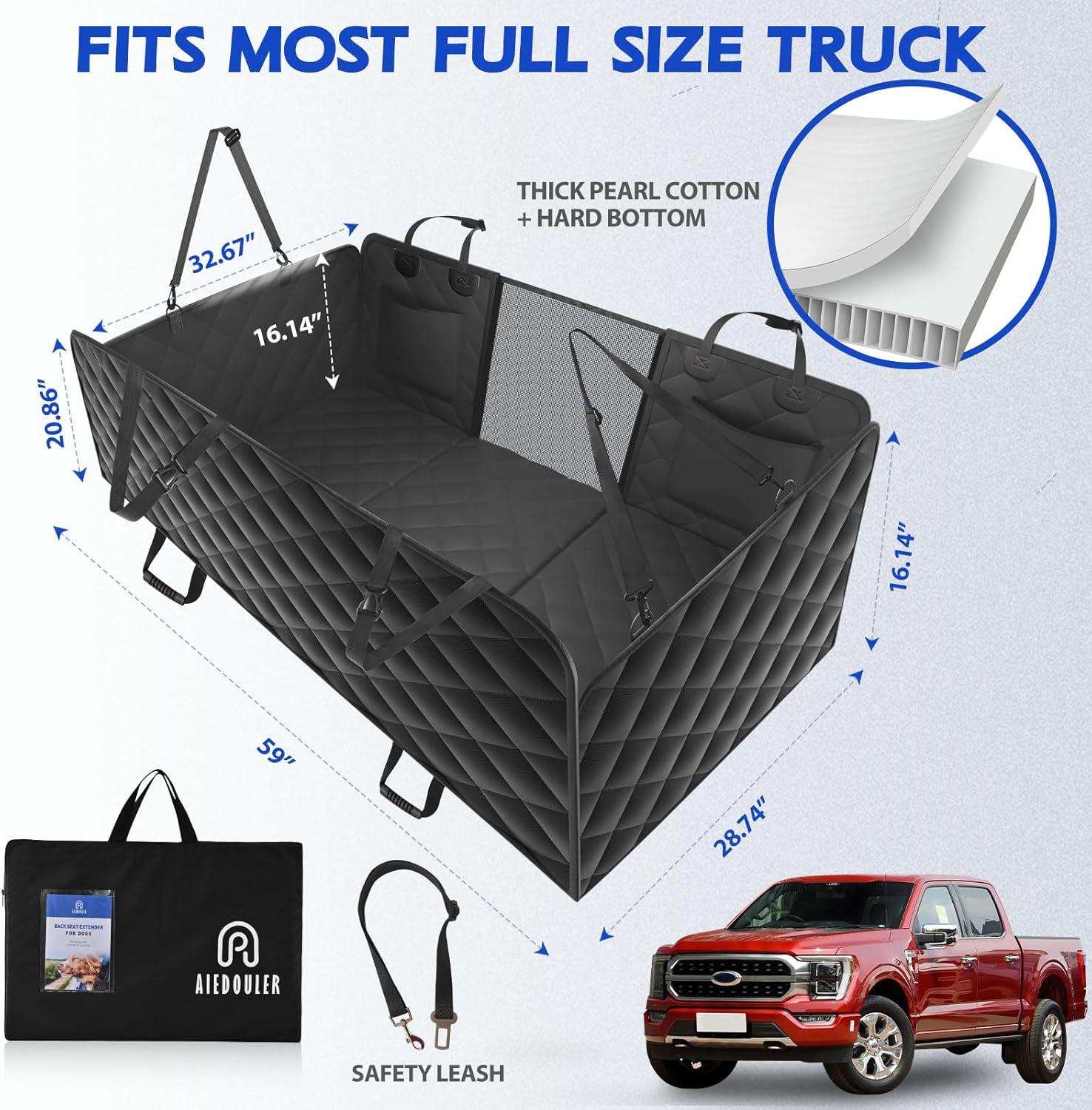 Ultimate Comfort for Your Furry Friend: XL Truck Back Seat Extender & Hammock Guide