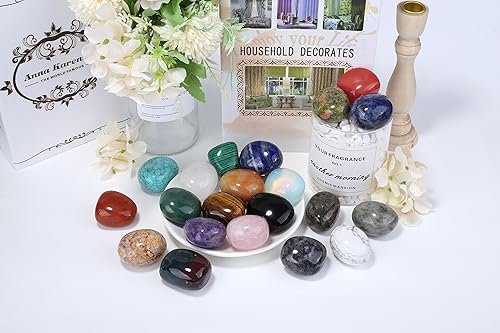 Miniatura 6 de YATOJUZI 1 piedra de cristal de cuarzo transparente de 1.6 a 2 pulgadas, cristales naturales y piedras curativas pulidas de palma, piedras preciosas