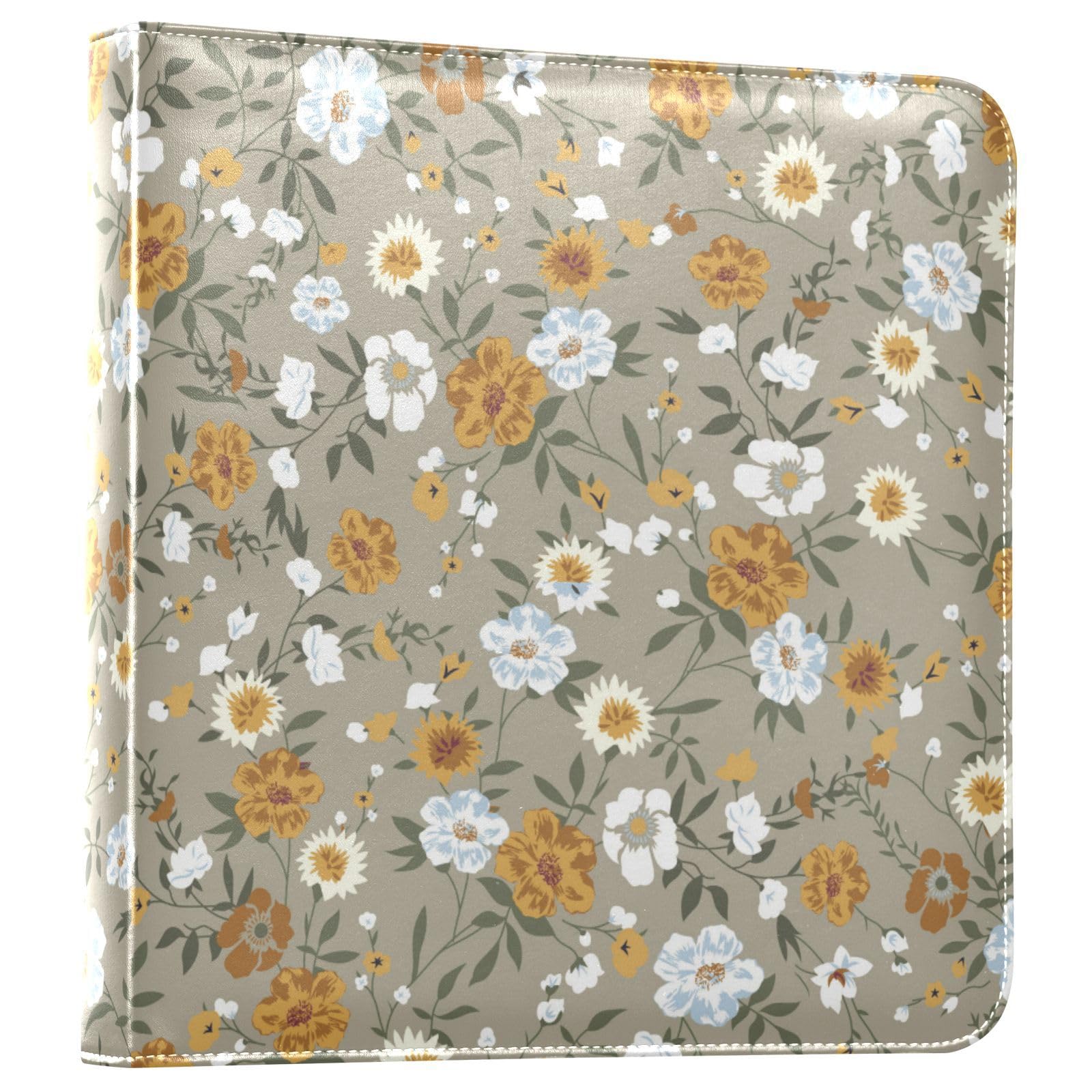 Álbumes de fotos, páginas autoadhesivas, estanterías, álbumes de fotos, álbum de fotos, 6 x 8 pulgadas, diseño de flores pequeñas