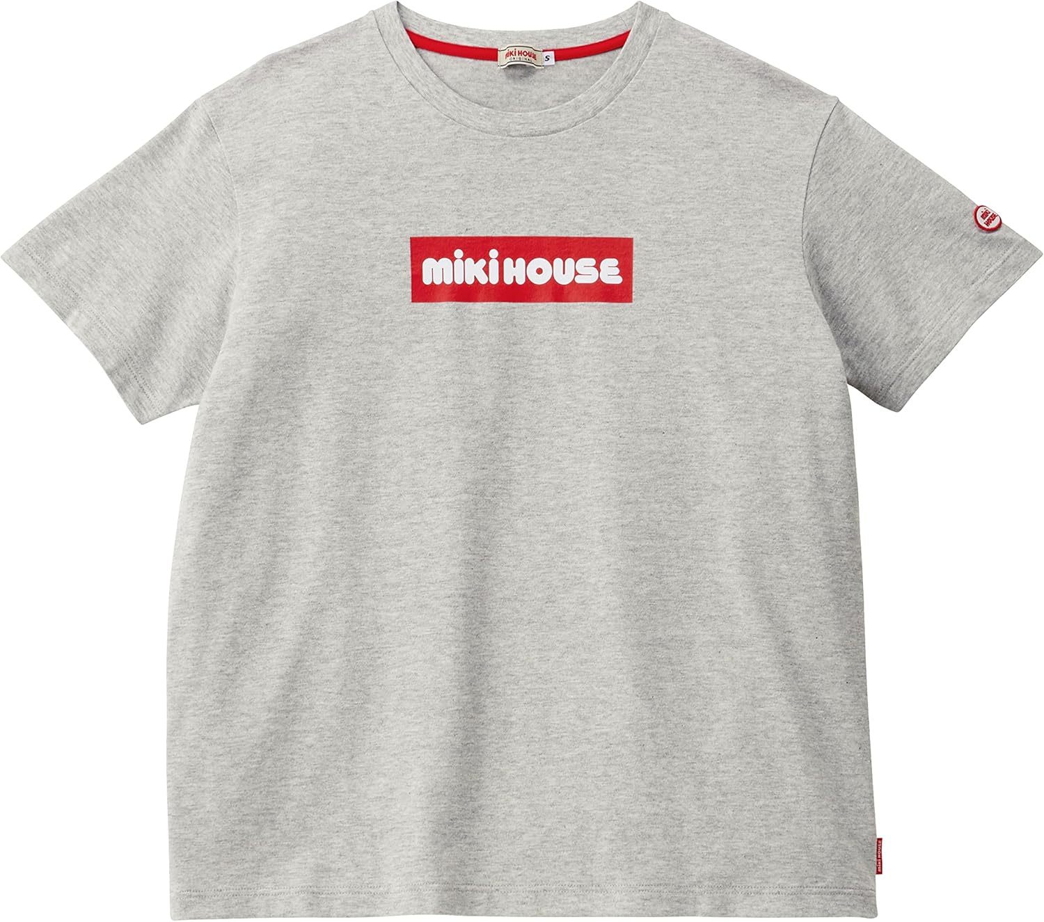 Amazon.co.jp: [ミキハウス] Tシャツ （ 大人用 ） ボックスロゴ 半袖  