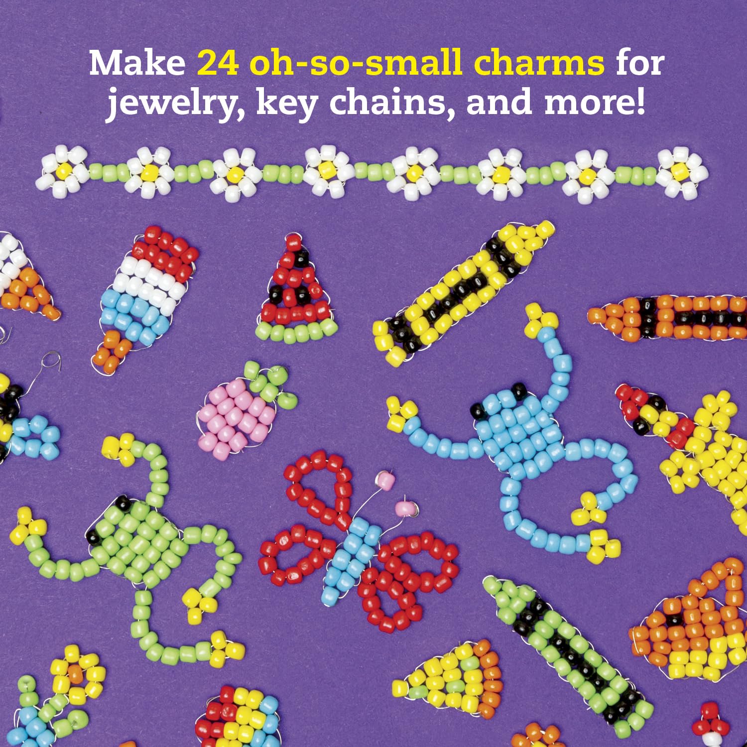 Beadlings Kit: Make 24 Tiny Charms! -6
