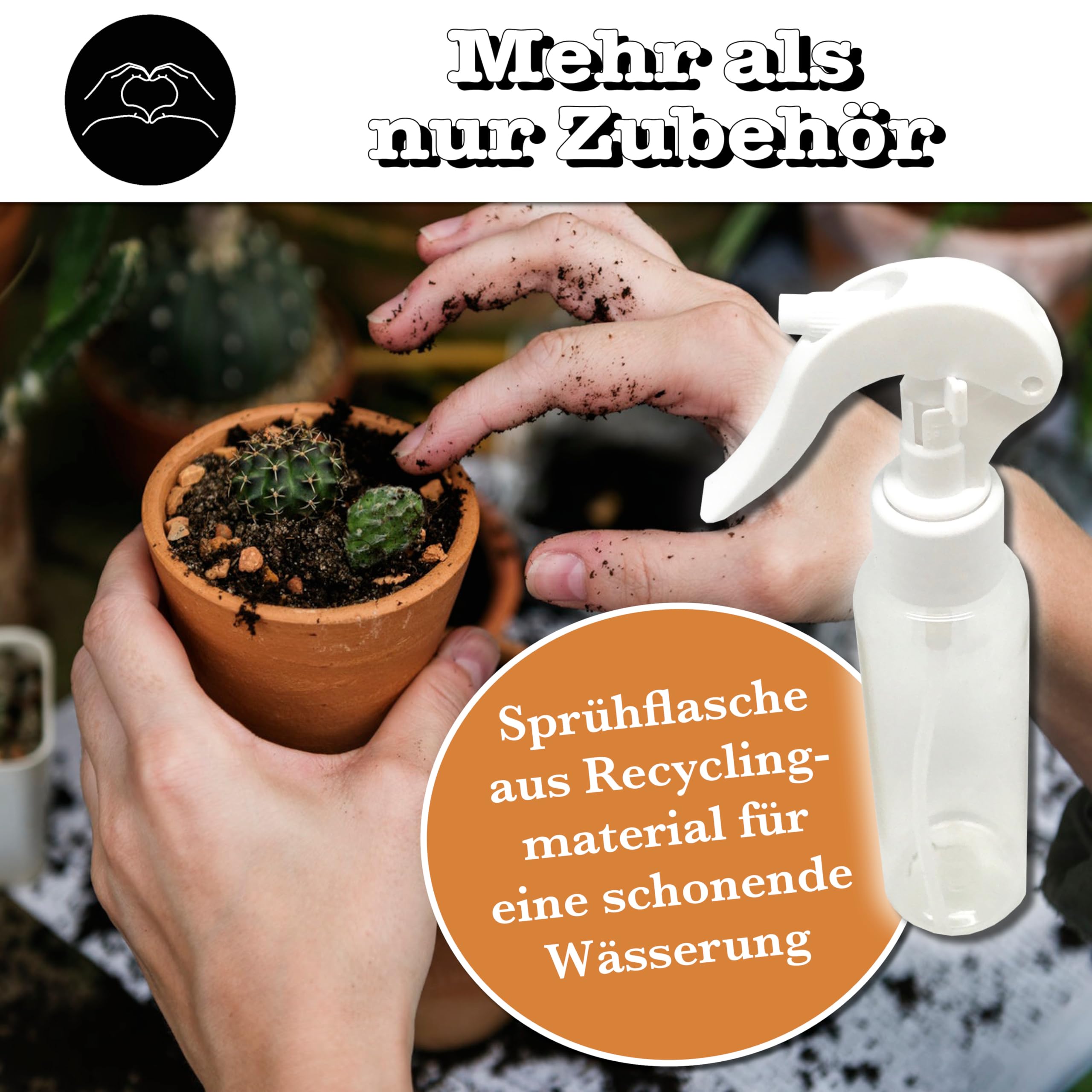 Cactus growbro Kit de culture avec vaporisateur, cadeau d'anniversaire, plantes succulentes, cadeaux pour femmes et hommes, cadeau d'invité, plantes d'intérieur, cadeau de jardin, cactus