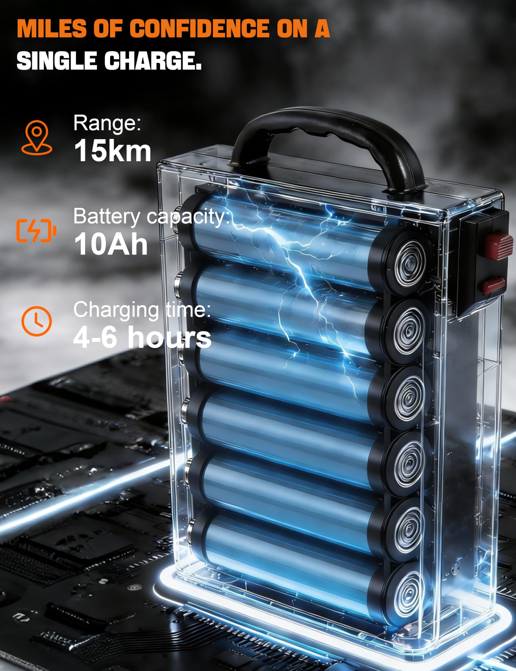 Sedie a rotelle elettriche pieghevoli leggere per adulti aggiornate, motore da 500W, batteria staccabile da 10 Ah, assorbimento degli urti e telaio in alluminio, piega in 3 secondi, capacità di
