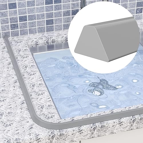 Miniatura 55 de Presa de agua plegable para umbral de ducha, barrera de agua para puerta de ducha, separación seca y húmeda, tapón de agua para cocina, ducha