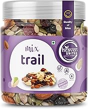 Heaven Bites Healthy Premium Trail Mix 500GM- Mixed Nuts and Seeds with Dried Fruits | Includes Almonds, Cashews, Pecans, Brazil Nuts, Chia and Pumpkin Seeds, Dried Cranberries, Goji Berries, and More | 100% Natural Snack Mix