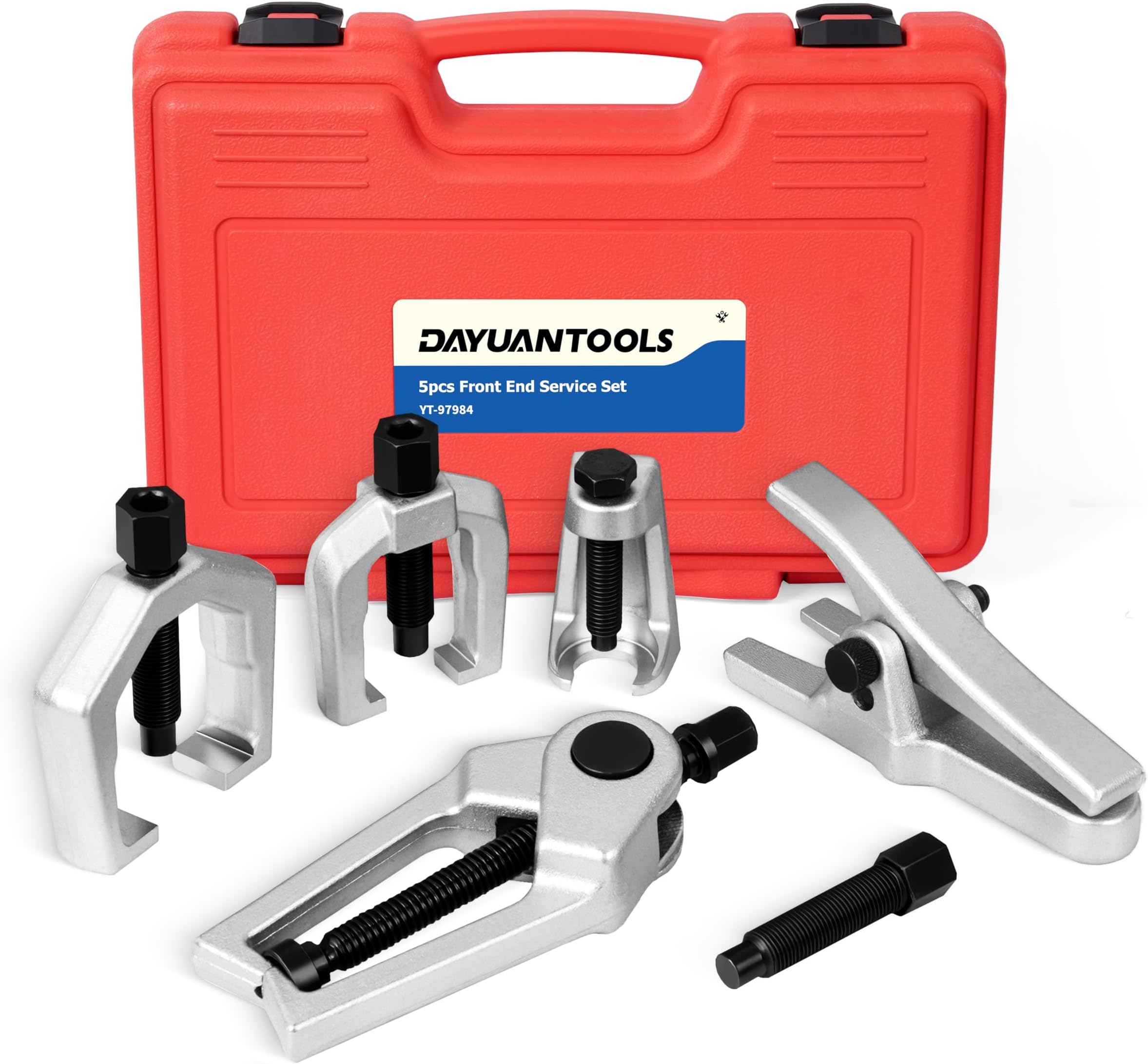 DAYUAN 5pcs Professional Front End Service Tool Kit, Pitman Arm Puller, Ball ...
