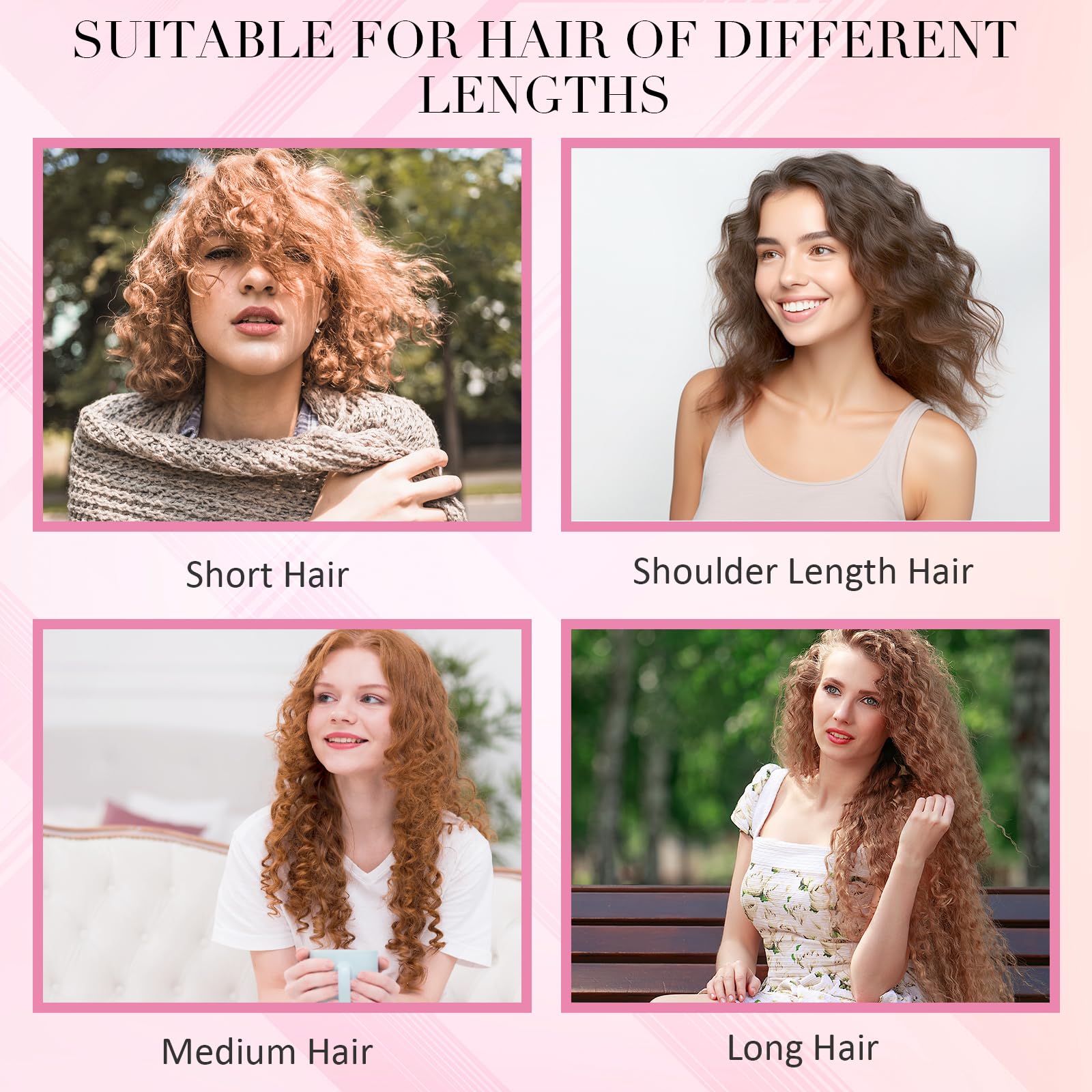 AOZUO Heatless Curling Rod Headband - Image 2