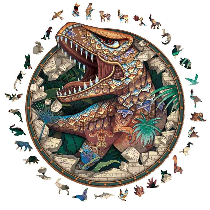 木製ジグソーパズル 大人用パズル　アニマル 木製ジグソーパズル 大人用パズル アニマル Amazon | Jigfoxy