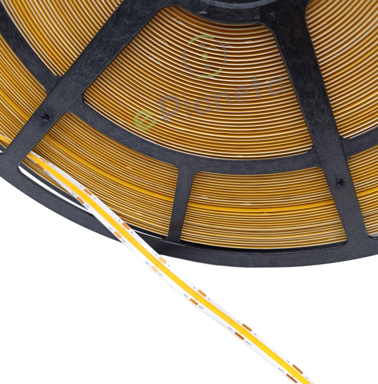 TOT ELECTRIC STRISCIA LED COB bobina 50 metri 24V 12W /m strip alta luminosità dimmerabile adesiva Luce Bianca