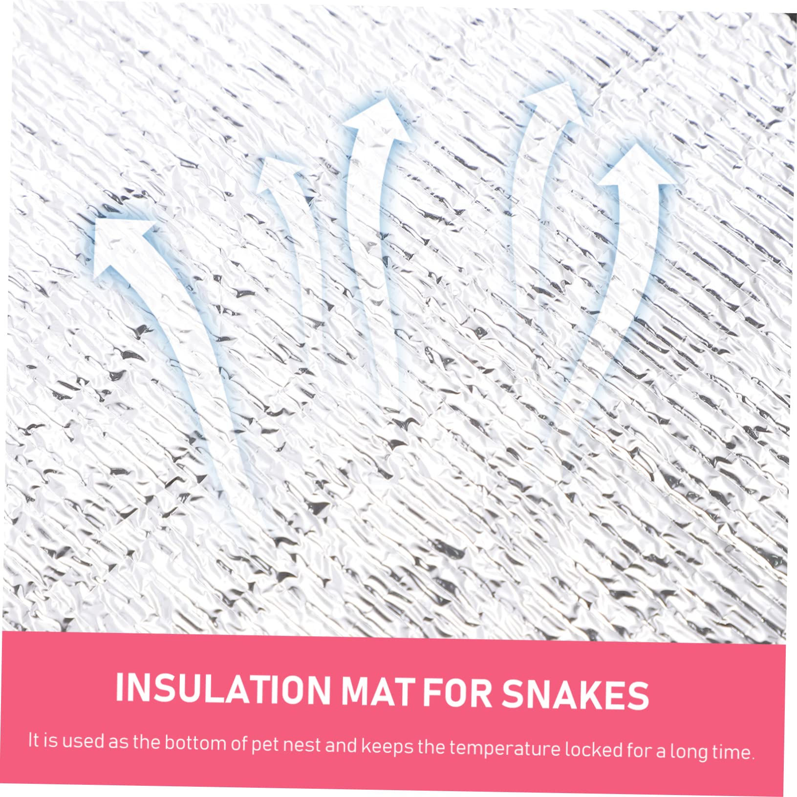 SEWOART 3 Pack Reptile Heating Pad Insulation Mat for Snakes Lizards Terrarium Heater Pad Reflective Film