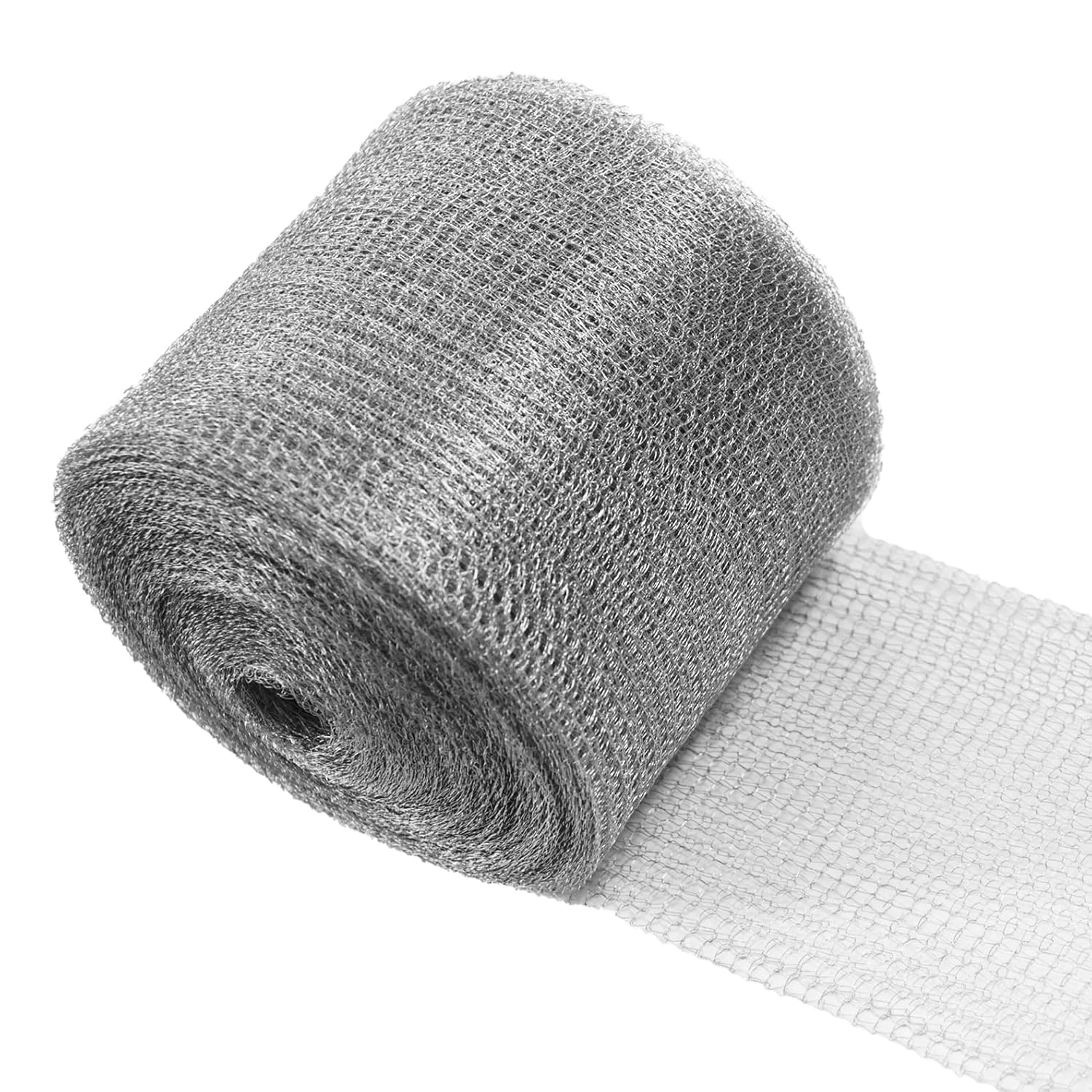 Malla de alambre para protección de roedores de acero inoxidable, 12,7 cm x 9 m, malla metálica flexible para jardín y casa, protección de ratones para rejillas de ventilación (12,7 cm x 9m)