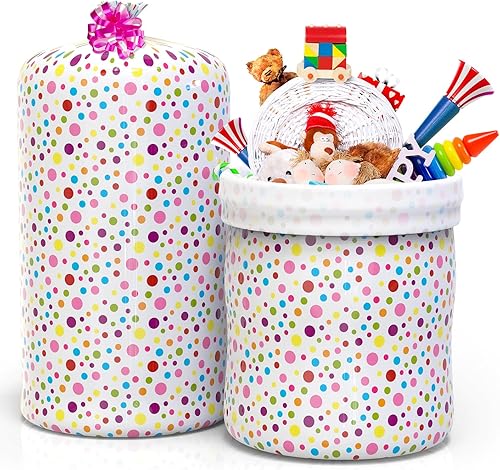 Paquete de 2 bolsas de regalo grandes de plástico de gran tamaño, bolsas de almacenamiento de plástico de gran tamaño, 70 x 36 pulgadas, con 2