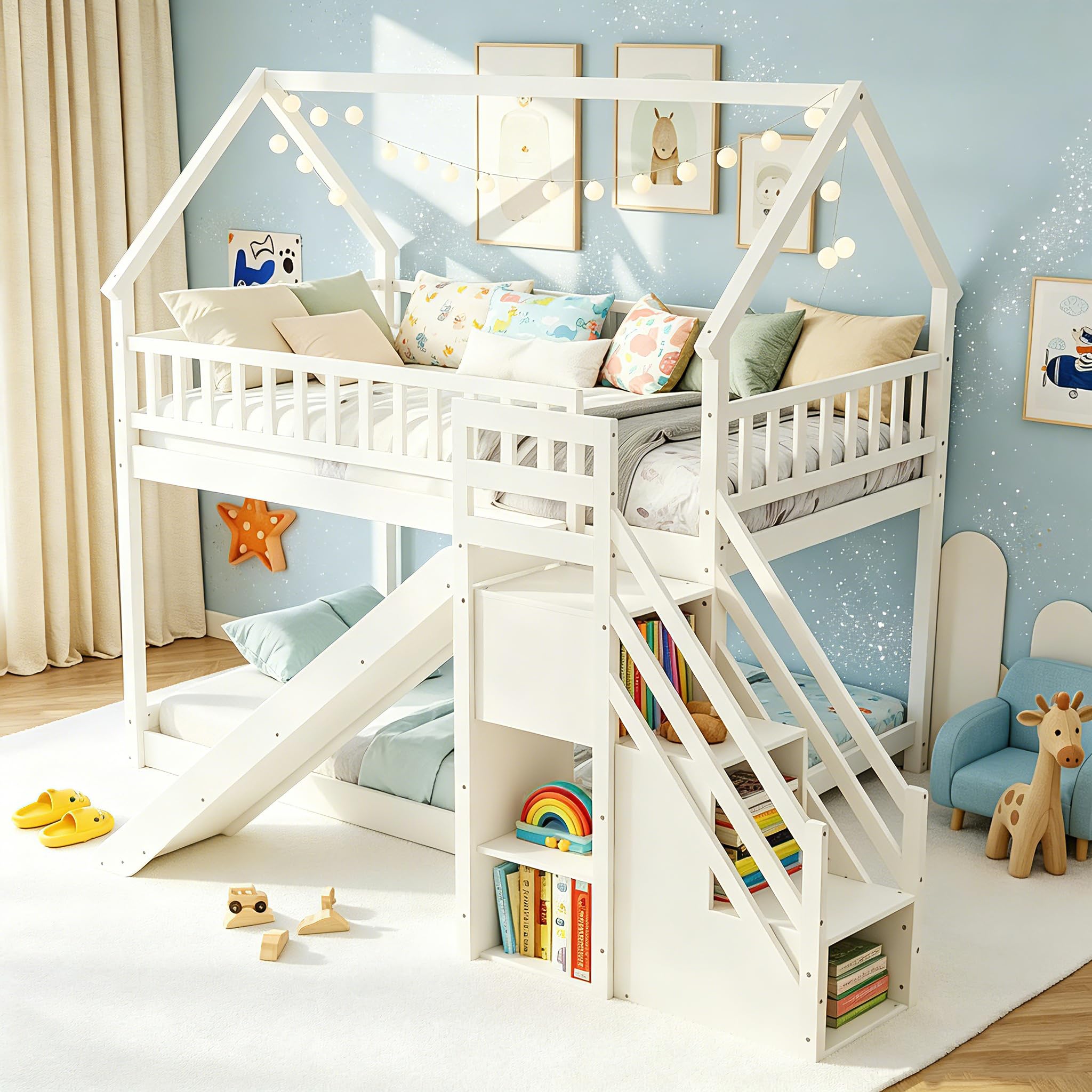 Giantex House Bunk Stairs