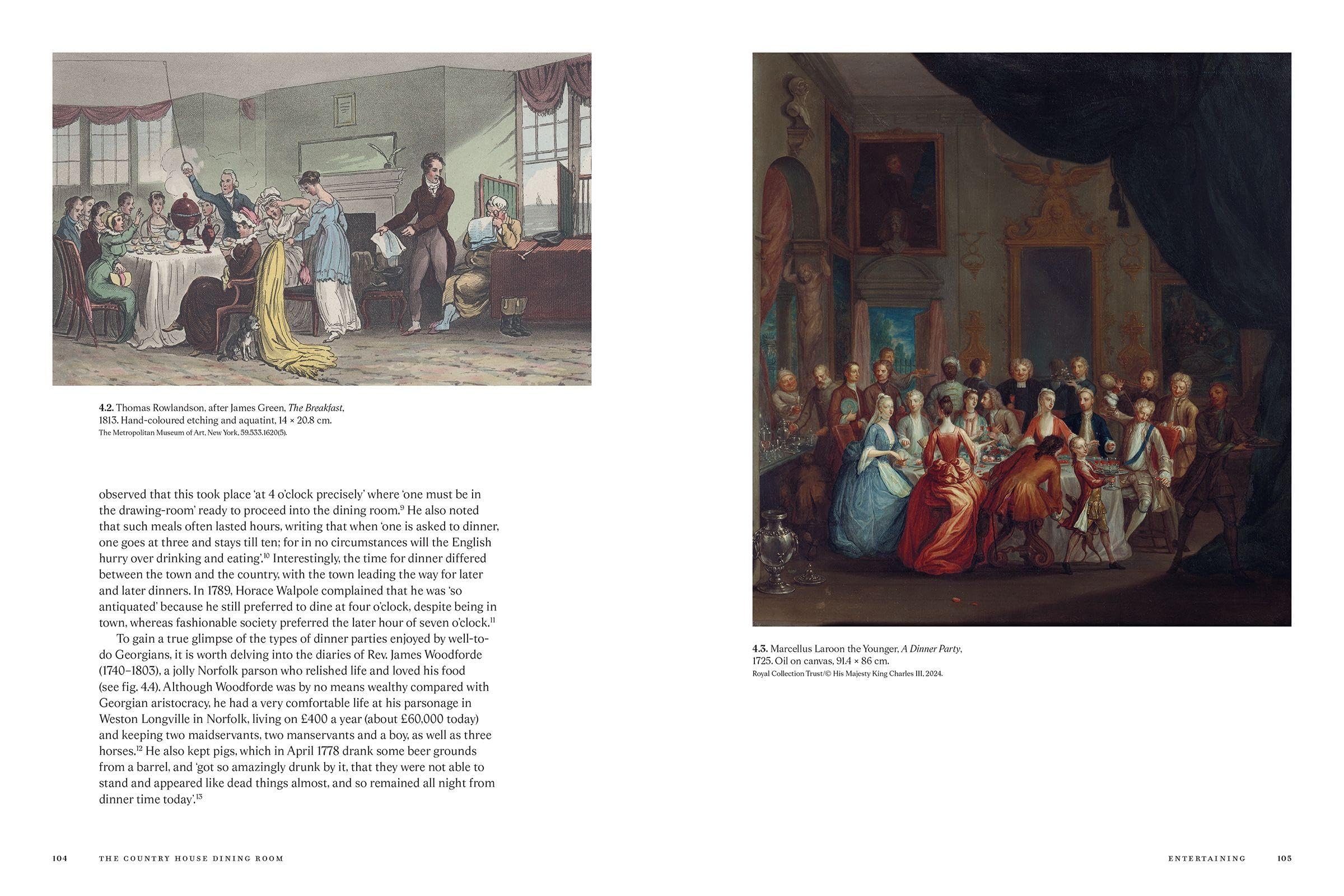 The Country House Dining Room: A History of Georgian Feasting