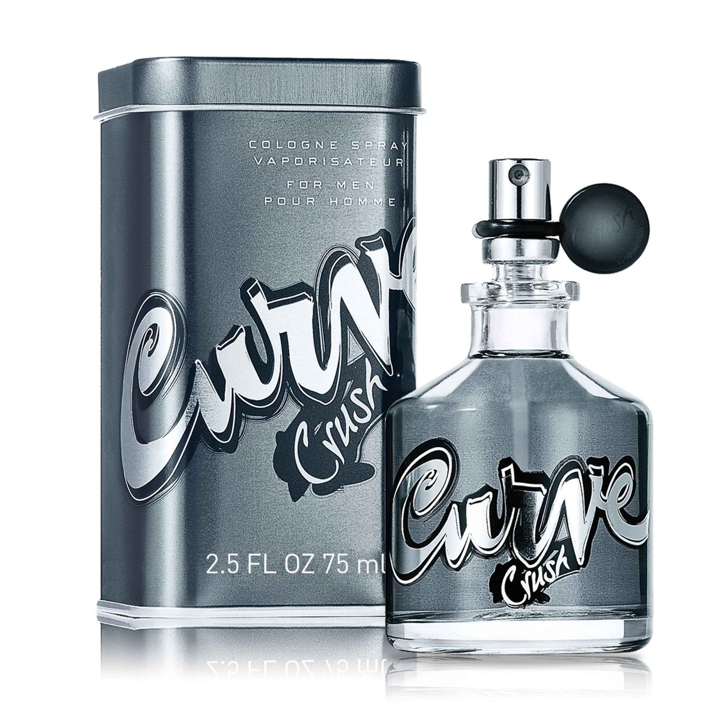 Curve Mens Cologne Fragrance Spray Casual Day or Night Scent Curve Crush 2 5 Fl Oz