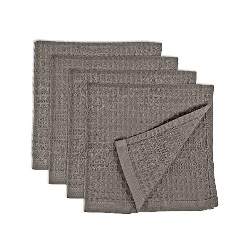 GILDEN TREE Waffle Towels Wash Cloths for Showering, Stone