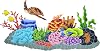 Artistry in Mosaics Caribbean Reef Ceramic Swimming Pool Mosaic 31 X 60