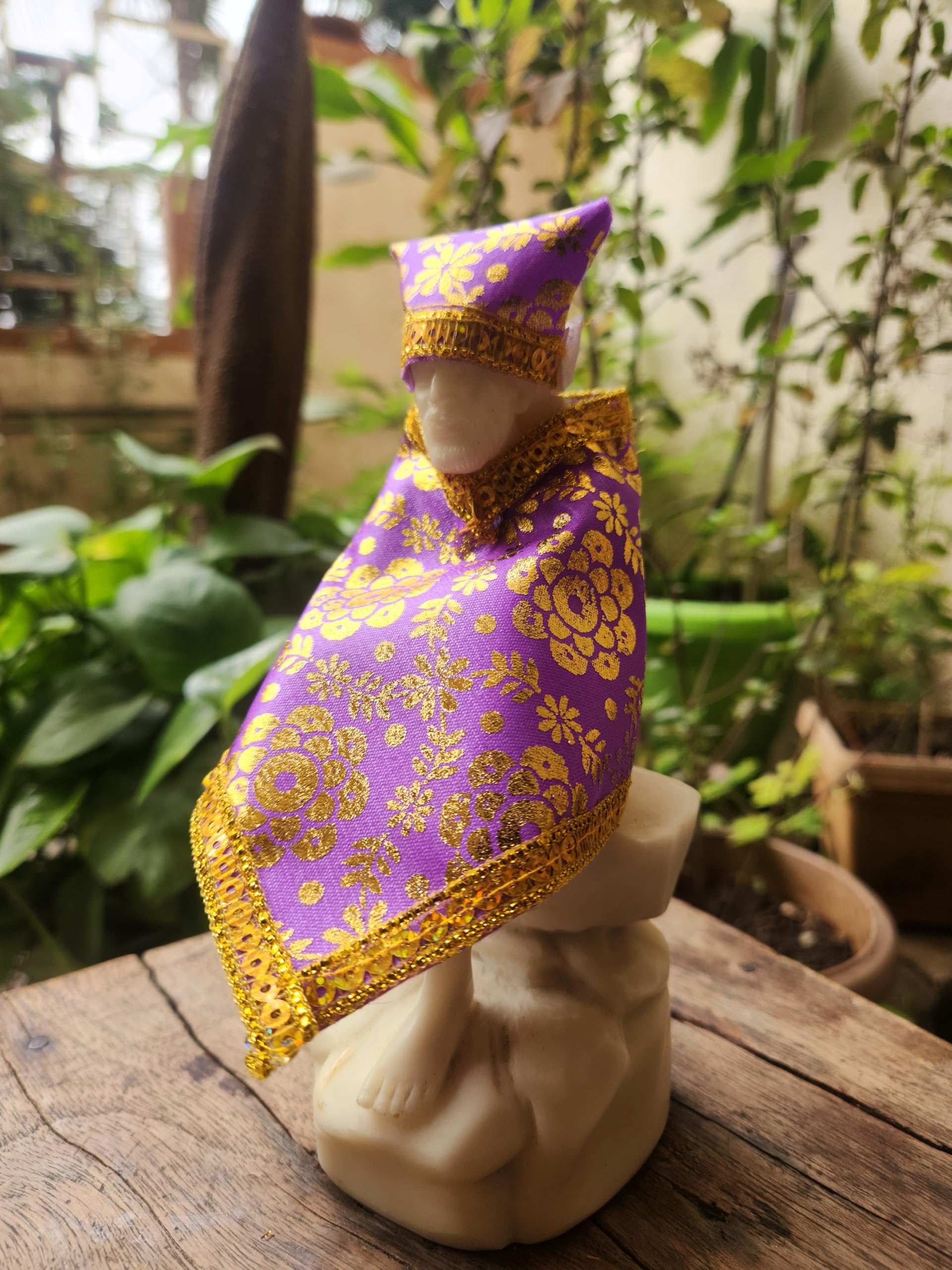 sai baba dress design Sai Mauli Creation Shirdi Sai Baba Dress – Handcrafted Printed Silk Vastra  Poshak Set for 3.5 Inch Idol (No-0, Pack of 5) : Amazon.in: Home & Kitchen