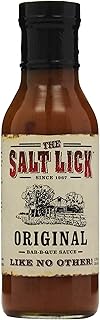 Salt Lick Original BBQ Sauce, 12 Ounce - 6 per case.