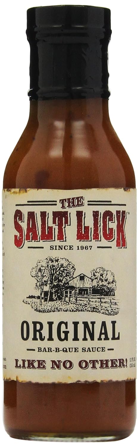 Salt Lick Original BBQ Sauce, 12 Ounce - 6 per case.