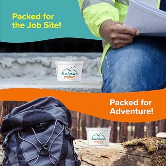 Backpack Yogurt Vanilla and Strawberry Variety Pack, 4 oz (24ct), No Fridge Needed