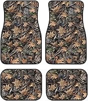 Vista 23 de Yewattles - Set de 4 alfombrillas para auto con estampado de rosa roja, delanteras y traseras, antideslizantes, ajuste universal para sedán